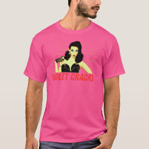T-shirt Violet Chacki