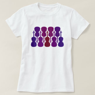 T-shirt Violet Fade