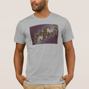 T-shirt Violet - Fractal