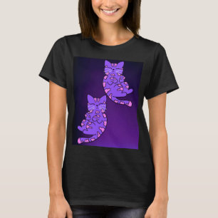T-shirt Violet Kitten Twins 2