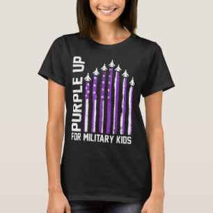 T-shirt Violet pour les enfants de militaires tout-petit f