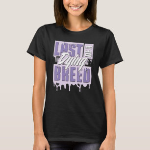 T-shirt Violet pur de race dernière 11s correspondant