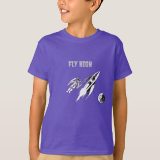 T-shirt violet sans peur pour enfants