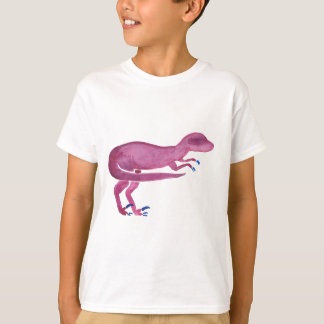 T-shirt Violet Velociraptor