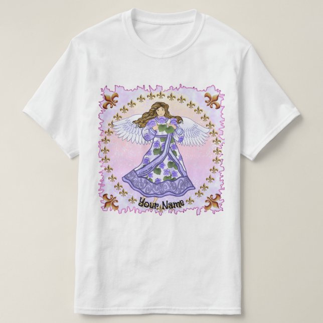 T-shirt  Violets Angel  (Design devant)