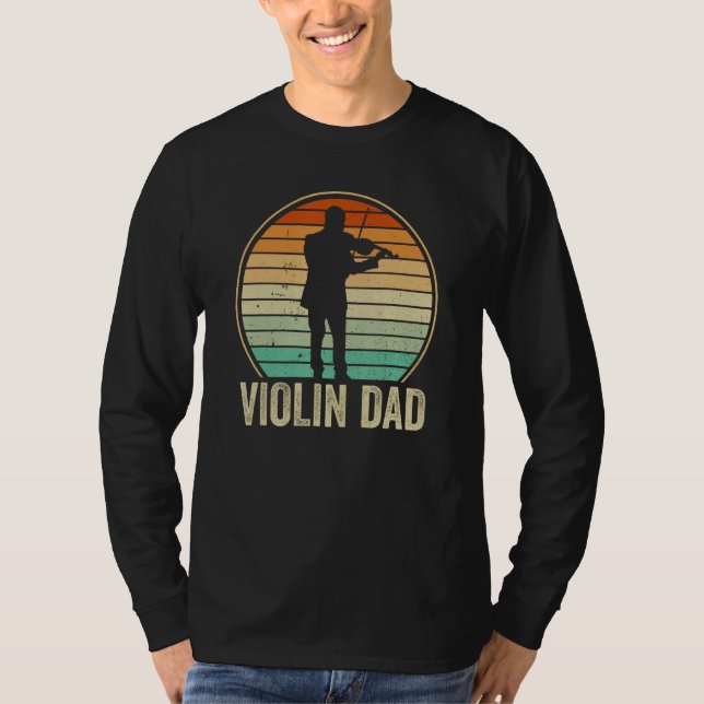 T-shirt Violin Player Violinist Classical Music Dad Father (Devant)