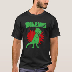 T-shirt Violinasaurus Violoniste Orchestre Dinosaure Alto