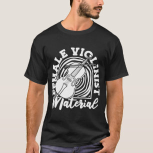 T-shirt Violiniste Femme Joueuse de Violon Violon