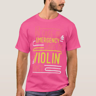 T-shirt Violiniste Musicien Orchestre Instrument Violon