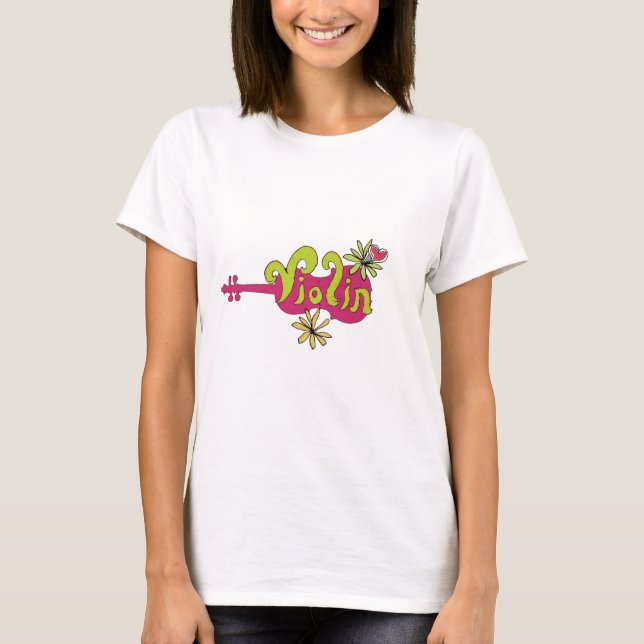 T-shirt violinplayer (Devant)