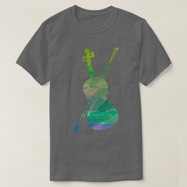 T-shirt Violon avec arc (Design devant)