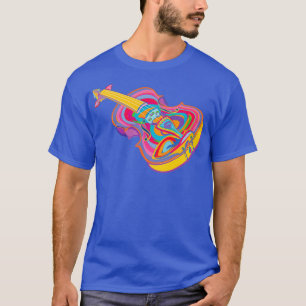 T-shirt Violon coloré 1