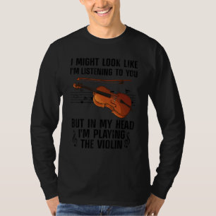 T-shirt Violon Cool Pour Hommes Femmes Joueur de Violon Al