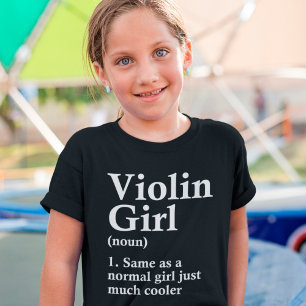 T-shirt Violon Fille Amusante Définition Humour Amoureux d