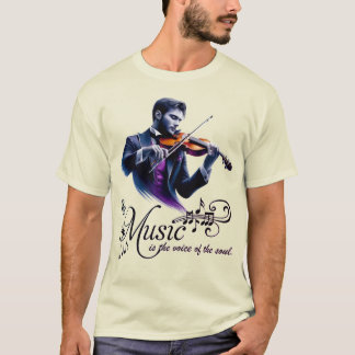 T-shirt violon homme violon