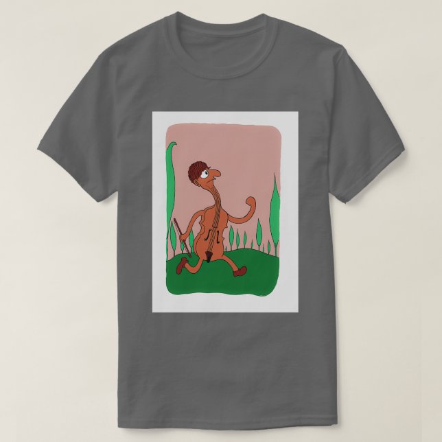 T-shirt violon Long 1 (Design devant)