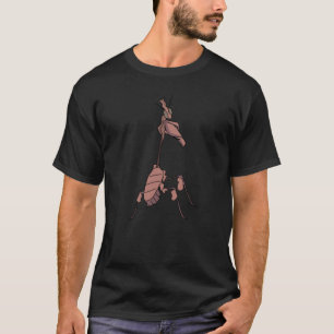 T-shirt Violon Mantis, Rose indien Mantis T Shirt
