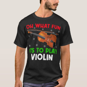 T-shirt Violon Musique Amour Oh Quel Amusement C'est de jo