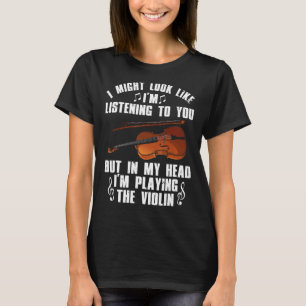 T-shirt Violon Pour Hommes Femmes Violoniste Violoniste Jo