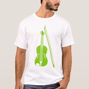 T-shirt Violon - Vert Martien