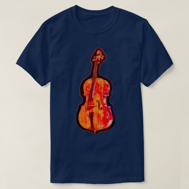 T-shirt Violon vibrant (2) (Design devant)