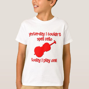T-shirt violoncelle drôle