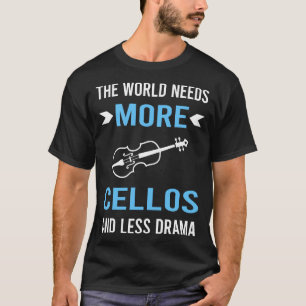 T-shirt Violoncelle Moins de Drame