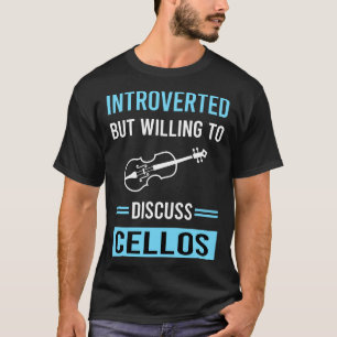 T-shirt Violoncelliste introverti