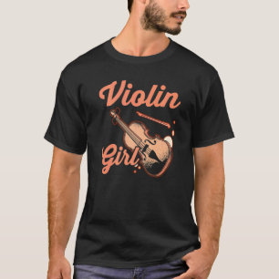 T-shirt Violoniste Chaîne Instrument Musicien Musique Viol