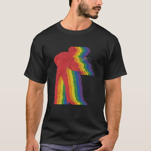 T-shirt Violoniste Gay pride de violon LGBTQ Supporter Rai (Devant)