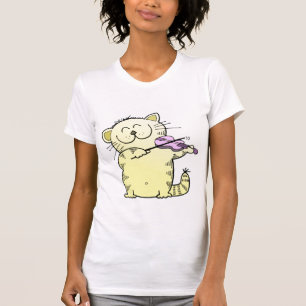T-shirt Violoniste mignon de chaton