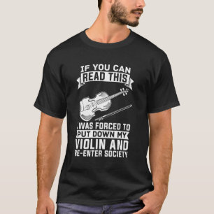T-shirt Violoniste musicien Joueur de violon Orchestre vio