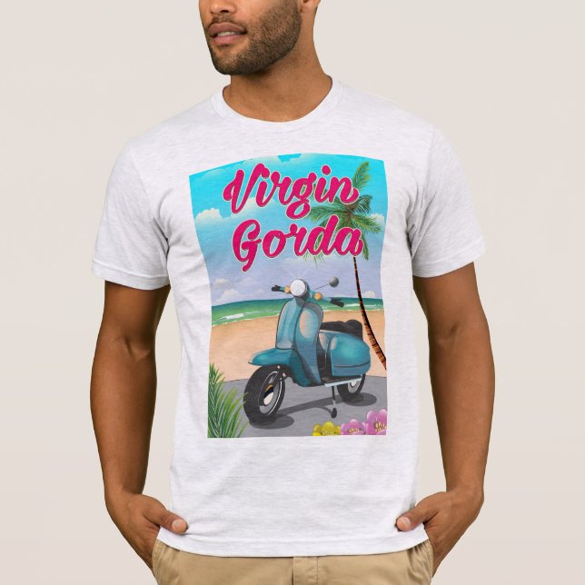 T-shirt Virgin Gorda Îles vierges britanniques (Devant)