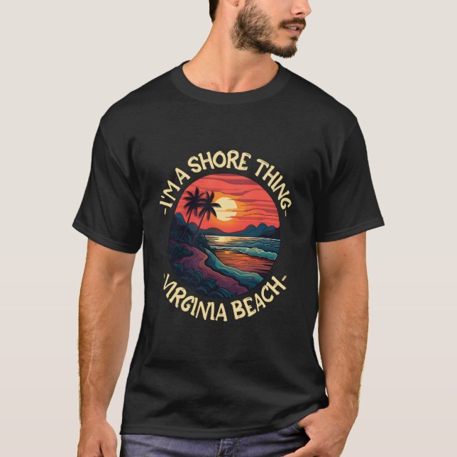 T-shirt Virginia Beach Beach Sayings (Devant)