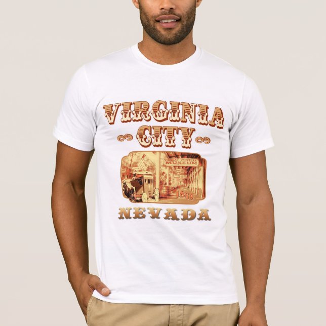 T-shirt Virginia City Nevada (Devant)