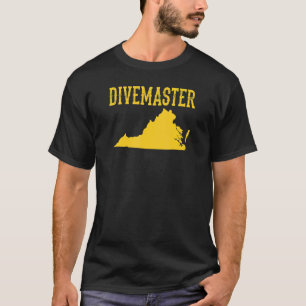 T-shirt Virginia Divemaster Scuba Instructor Dive F
