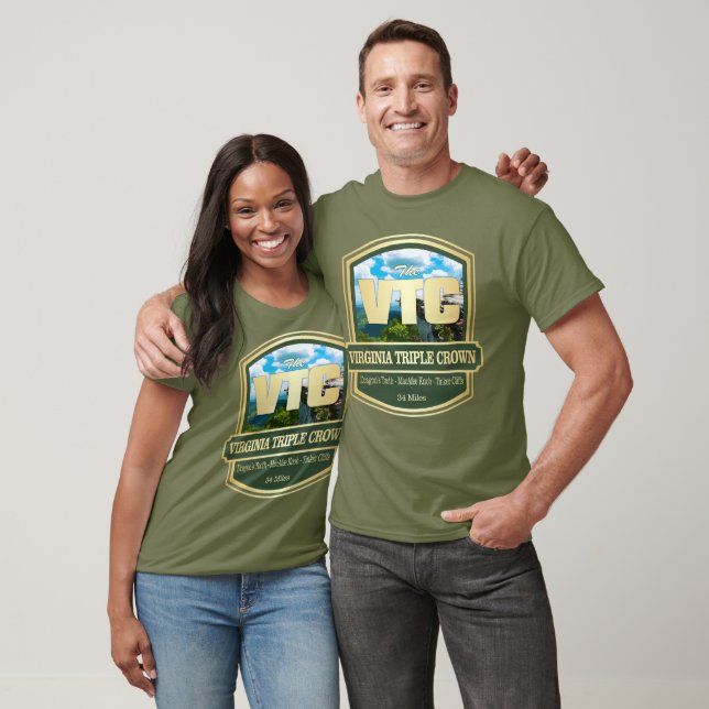 T-shirt Virginia Triple Crown (B1) (Unisexe)