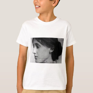 T-shirt Virginia Woolf "Trouvez la paix" Citations de sage