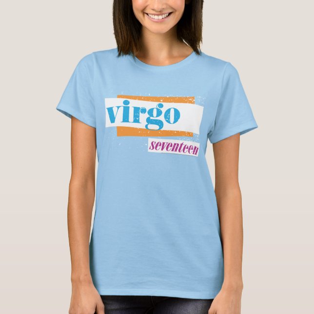 T-shirt Virgo Aqua (Devant)