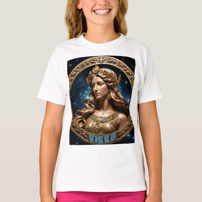 T-shirt Virgo astrologie signe Zodiak (Devant)