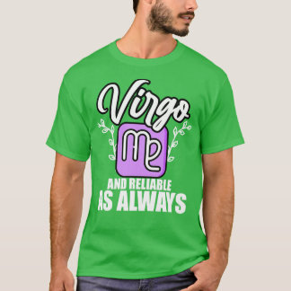 T-shirt Virgo Et Fiable Comme Toujours