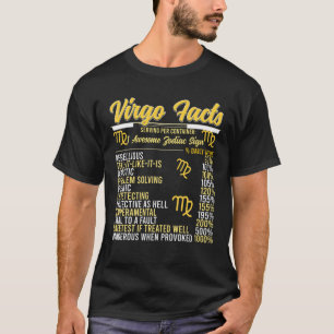 T-shirt Virgo Faits Zodiac Virgo Queen