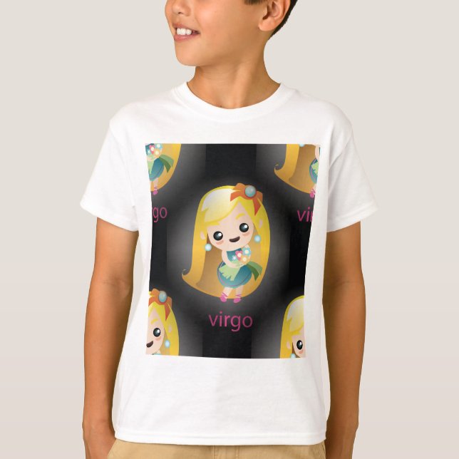T-shirt virgo kawaii (Devant)
