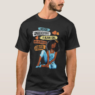 T-shirt Virgo Queen Je Suis Plus Forte Cadeau Anniversaire