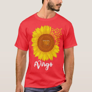 T-shirt Virgo Sunflower SIGNE Zodiaque Astrologie Florale 