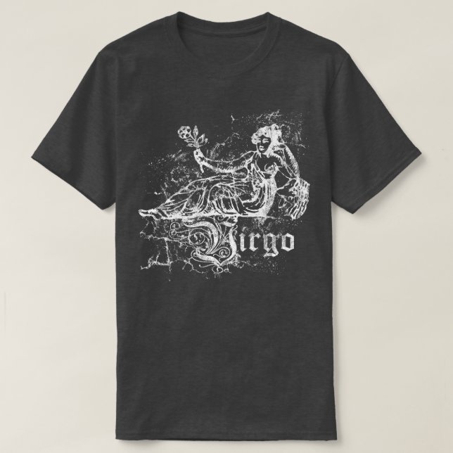 T-shirt Virgo Vintage Zodiac (Design devant)
