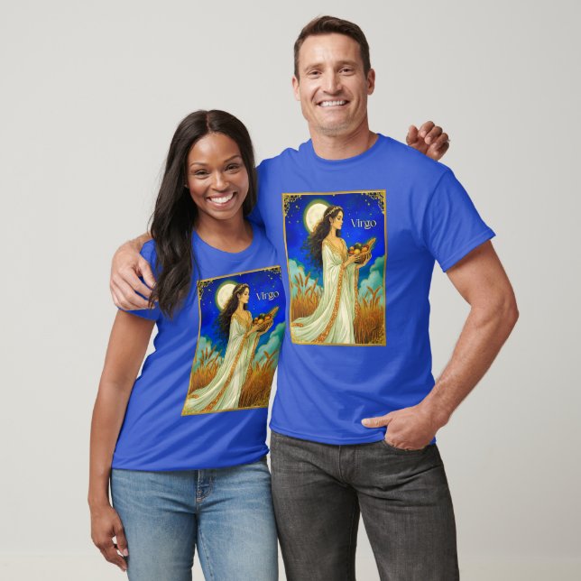 T-shirt Virgo Zodiac Beauty Under a Night Sky (Unisexe)