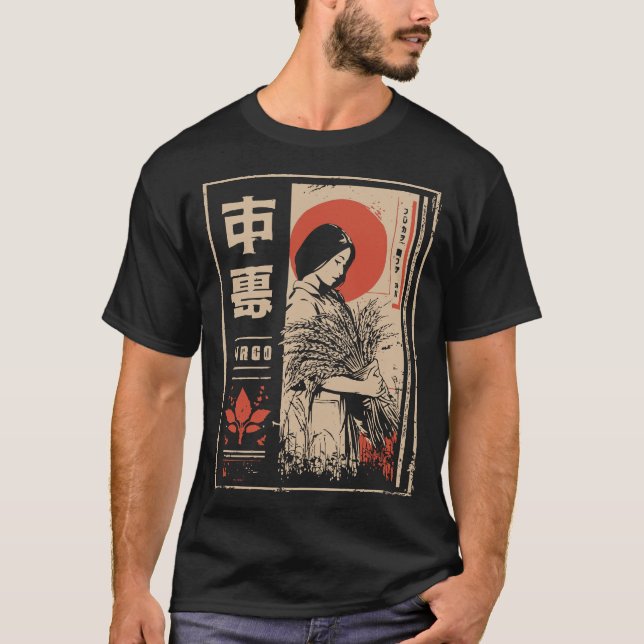 T-shirt Virgo Zodiac | Red Sun Maiden (Devant)