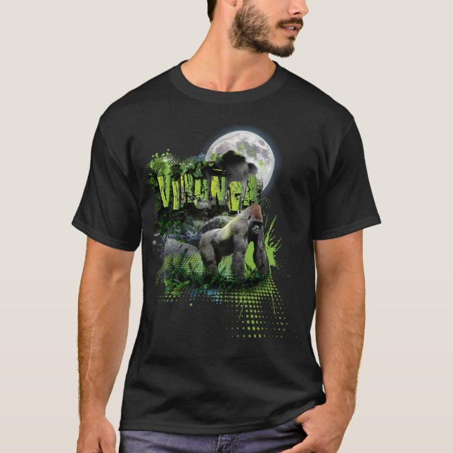 T-shirt Virunga Mountain Gorilla (Devant)