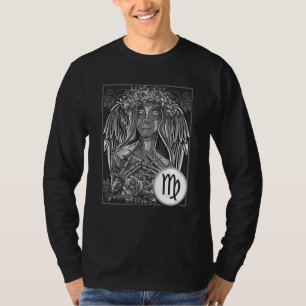 T-shirt Virus Zodiac Inspirée Virgo Horoscope Virg Lié